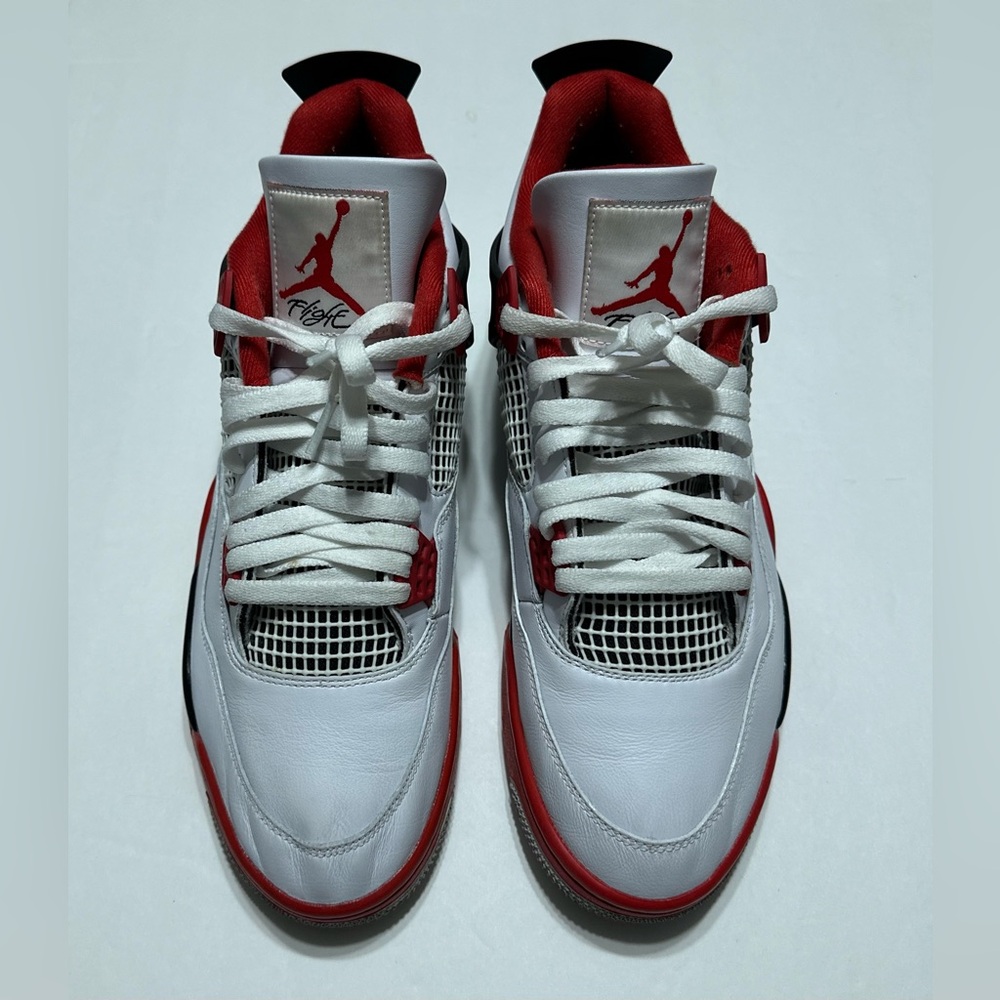 Nike Air Jordan 4 Retro Fire Red Mens Size 11 OG 2020 DC7770-160 - Picture 3 of 10
